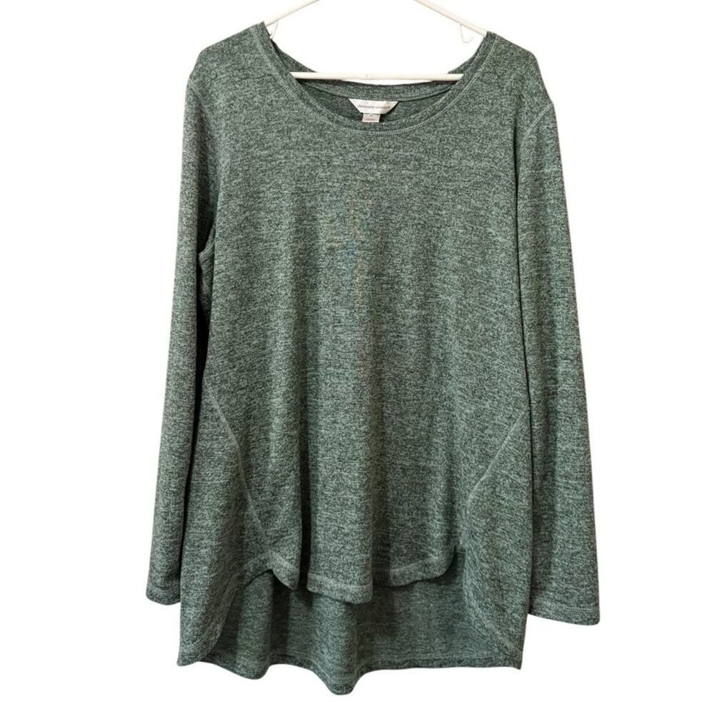 Christopher & Banks Women Size XL Stretch Long Sleeve Lightweight Sweater Modern